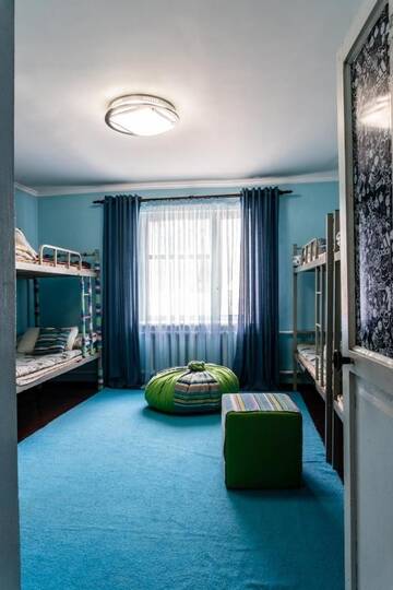 Фото номера Кровать в общем 8-местном номере Хостелы SunHouse Hostel Karakol г. Каракол 3