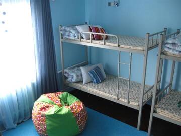 Фото номера Кровать в общем 8-местном номере Хостелы SunHouse Hostel Karakol г. Каракол 5