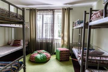 Фото номера Кровать в общем 8-местном номере Хостелы SunHouse Hostel Karakol г. Каракол 6